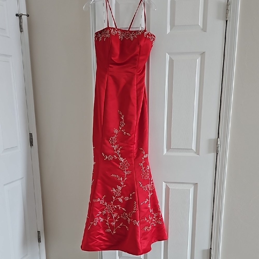 Red Mermaid Dress
